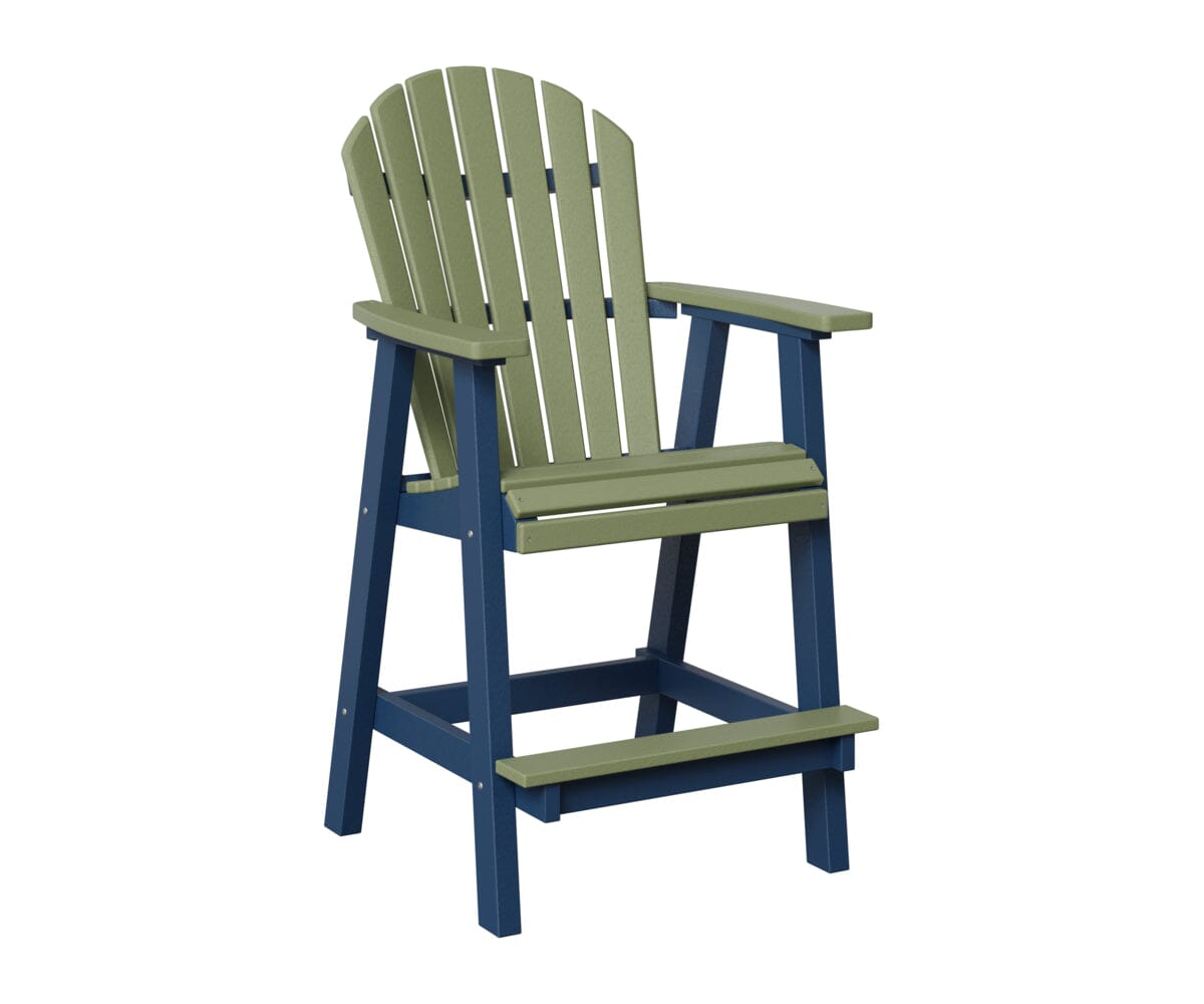 Comfo-Back Bar Chair Rockwood Outdoor Furniture Sage Navy Blue 