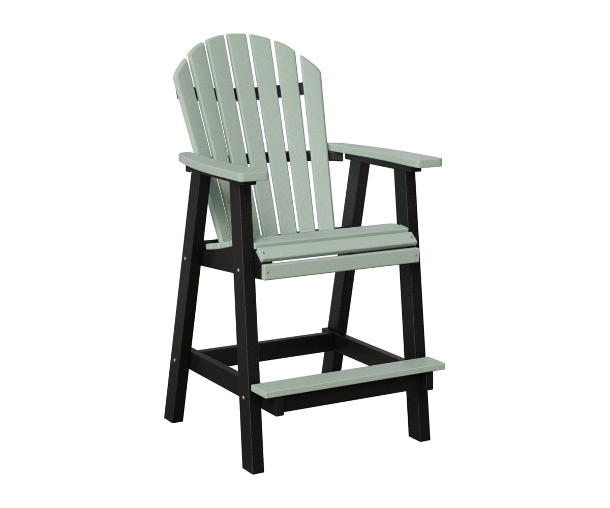 Comfo-Back Bar Chair Rockwood Outdoor Furniture Seafoam Black 