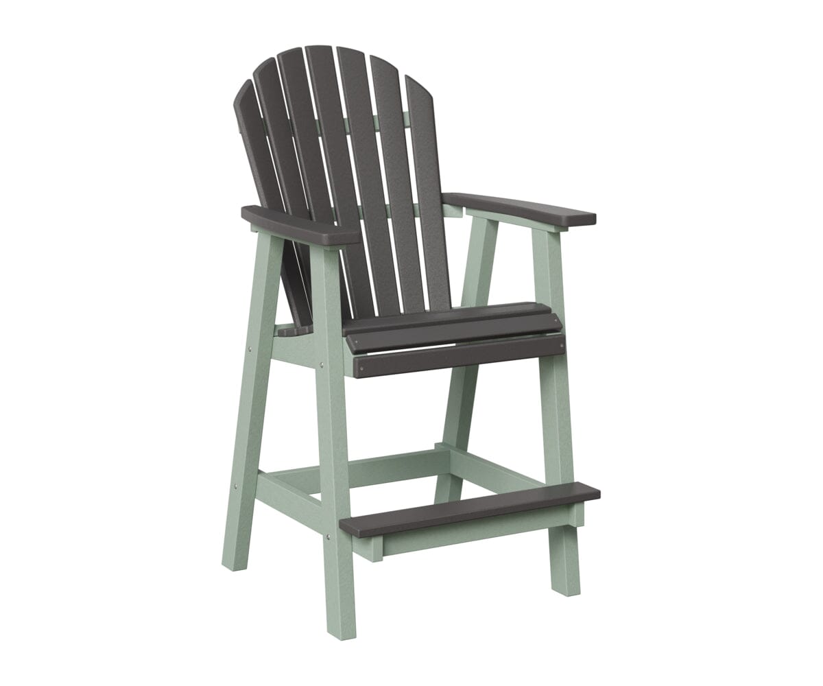 Comfo-Back Bar Chair Rockwood Outdoor Furniture Smoke Gray Seafoam 