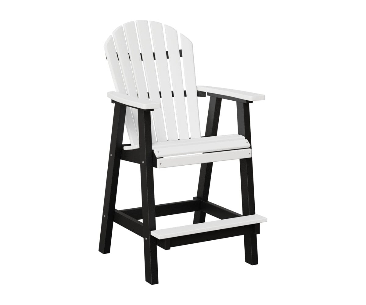Comfo-Back Bar Chair Rockwood Outdoor Furniture White Black 