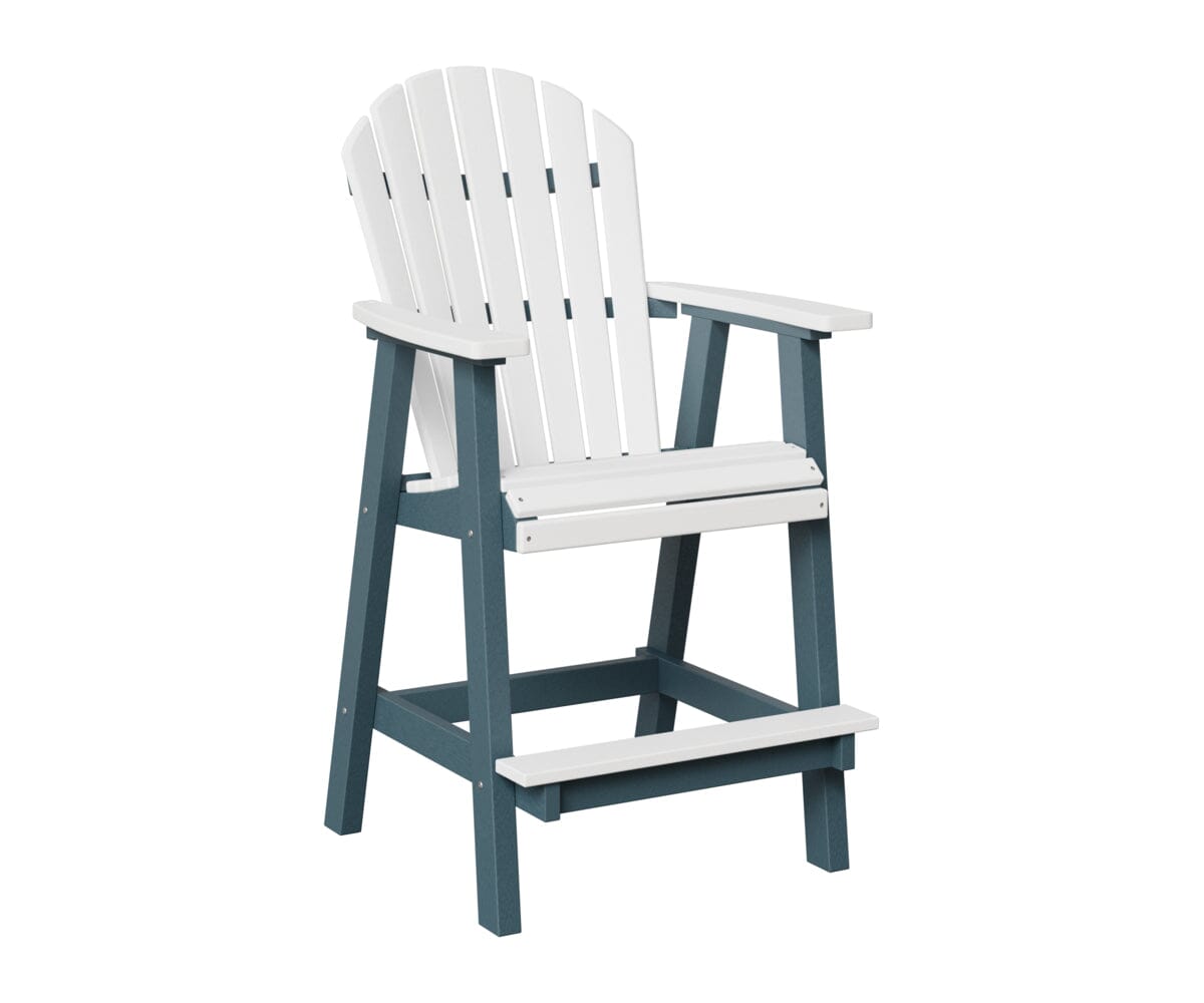 Comfo-Back Bar Chair Rockwood Outdoor Furniture White Slate 
