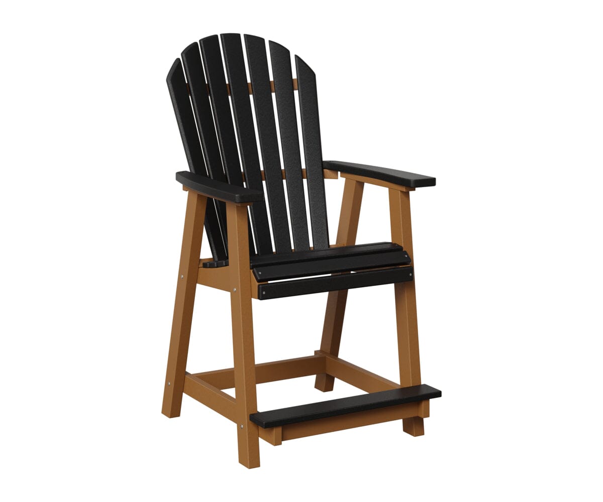 Comfo-Back Counter Chair Rockwood Outdoor Furniture Black Cedar 