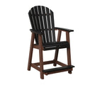 Comfo-Back Counter Chair Rockwood Outdoor Furniture Black Chocolate Brown 