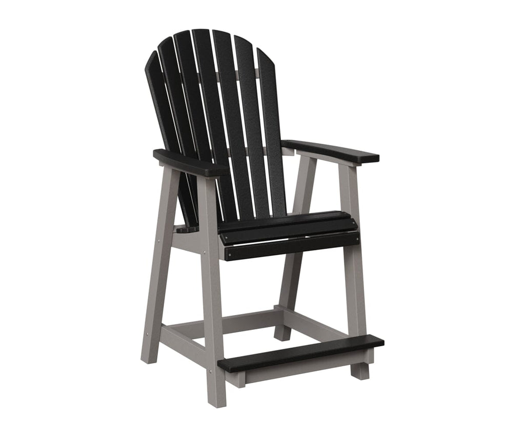 Comfo-Back Counter Chair Rockwood Outdoor Furniture Black Light Gray 