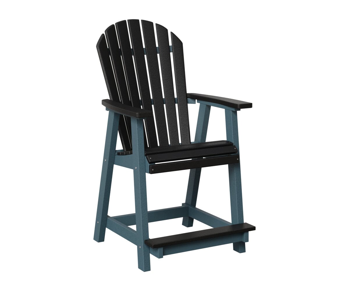 Comfo-Back Counter Chair Rockwood Outdoor Furniture Black Slate 