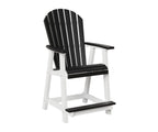 Comfo-Back Counter Chair Rockwood Outdoor Furniture Black White 