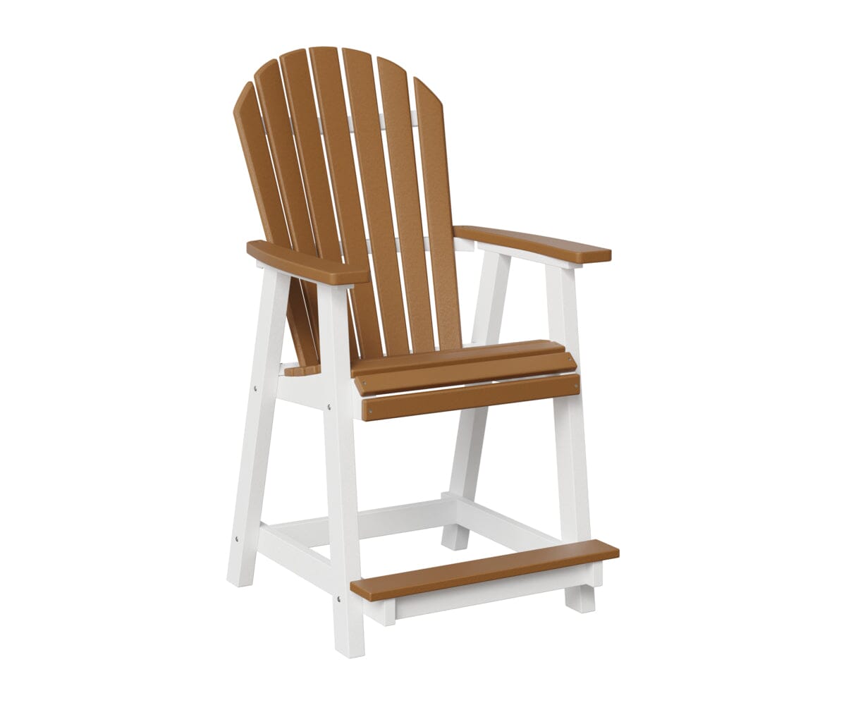 Comfo-Back Counter Chair Rockwood Outdoor Furniture Cedar White 