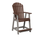 Comfo-Back Counter Chair Rockwood Outdoor Furniture Chocolate Brown Light Gray 