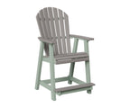 Comfo-Back Counter Chair Rockwood Outdoor Furniture Light Gray Seafoam 