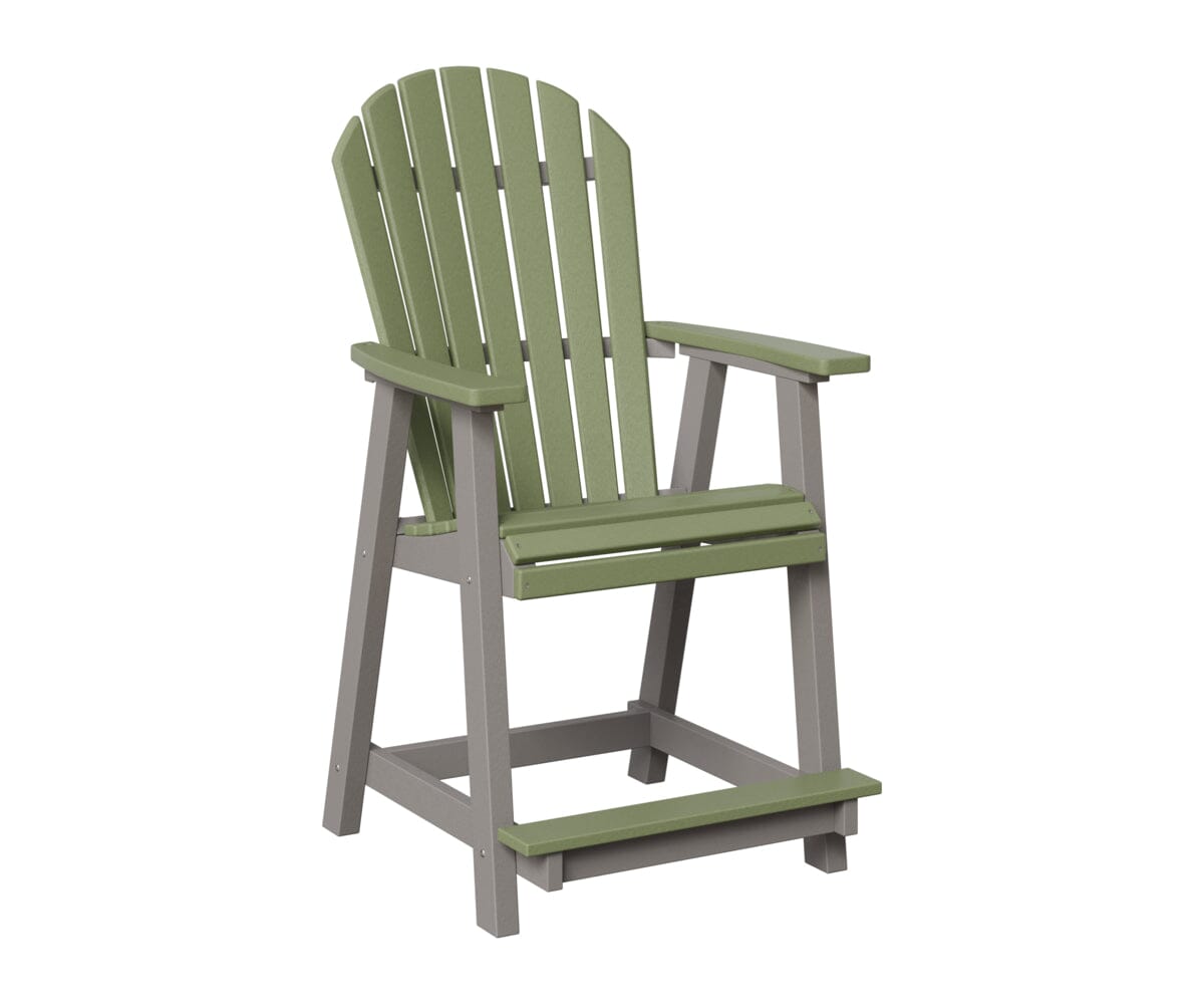 Comfo-Back Counter Chair Rockwood Outdoor Furniture Sage Light Gray 