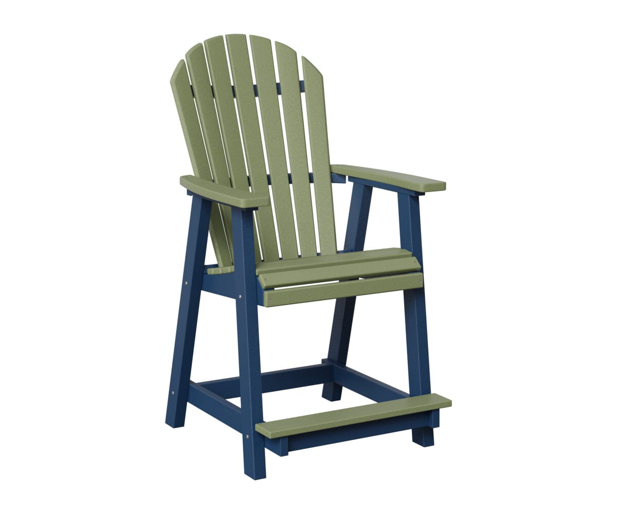 Comfo-Back Counter Chair Rockwood Outdoor Furniture Sage Navy Blue 
