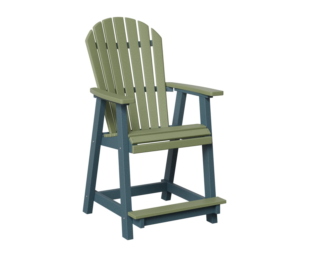 Comfo-Back Counter Chair Rockwood Outdoor Furniture Sage Slate 