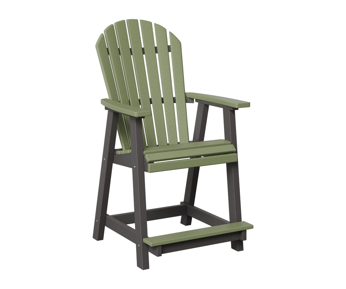 Comfo-Back Counter Chair Rockwood Outdoor Furniture Sage Smoke Gray 