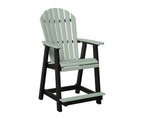 Comfo-Back Counter Chair Rockwood Outdoor Furniture Seafoam Black 
