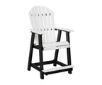 Comfo-Back Counter Chair Rockwood Outdoor Furniture White Black 