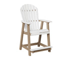 Comfo-Back Counter Chair Rockwood Outdoor Furniture White Weatherwood 