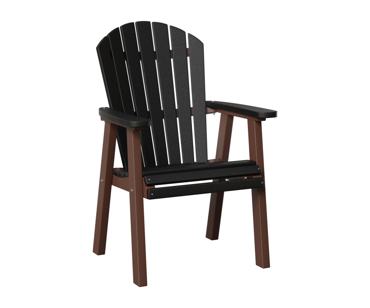 Comfo-Back Dining Chair Rockwood Outdoor Furniture Black Chocolate Brown 