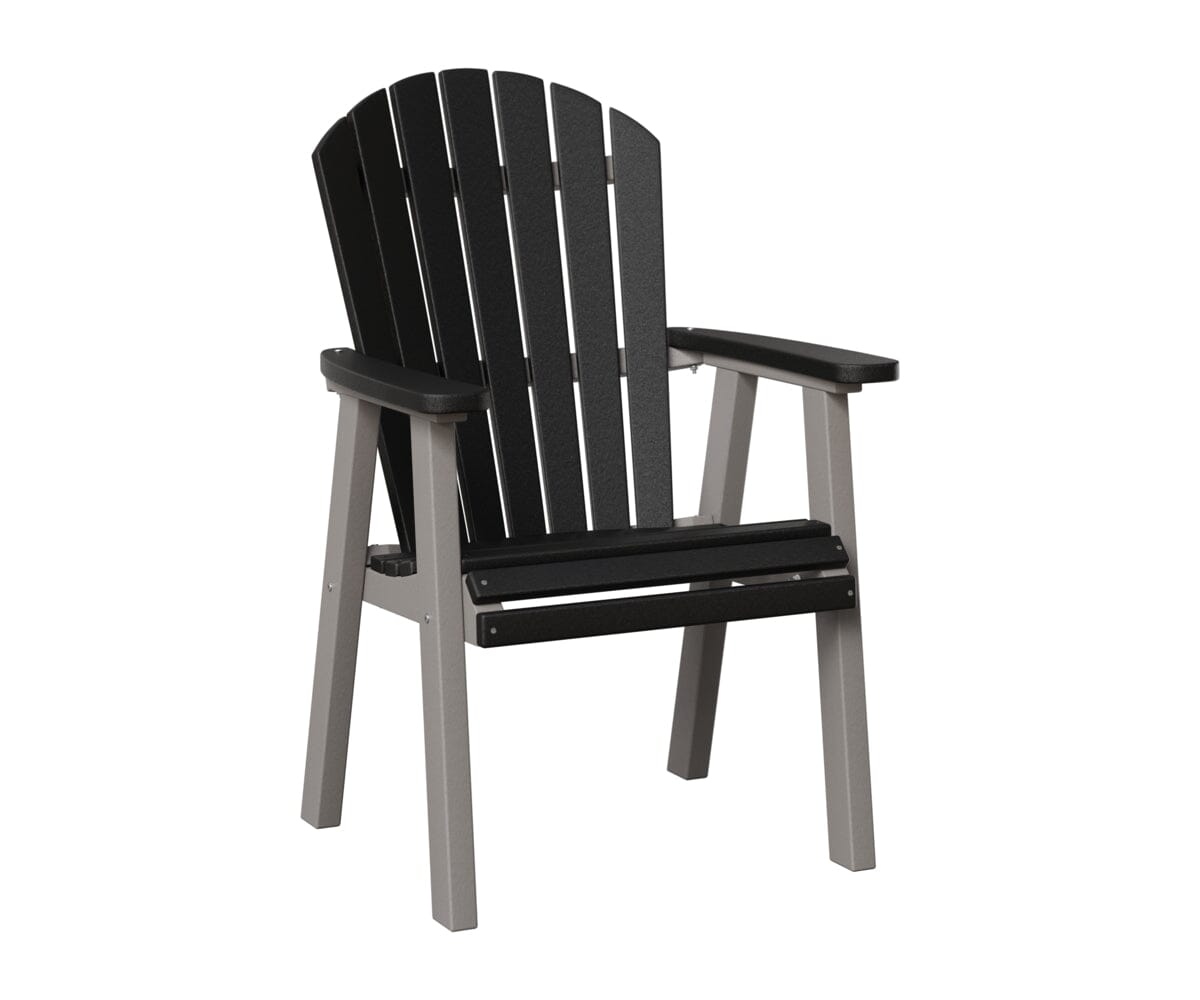 Comfo-Back Dining Chair Rockwood Outdoor Furniture Black Light Gray 