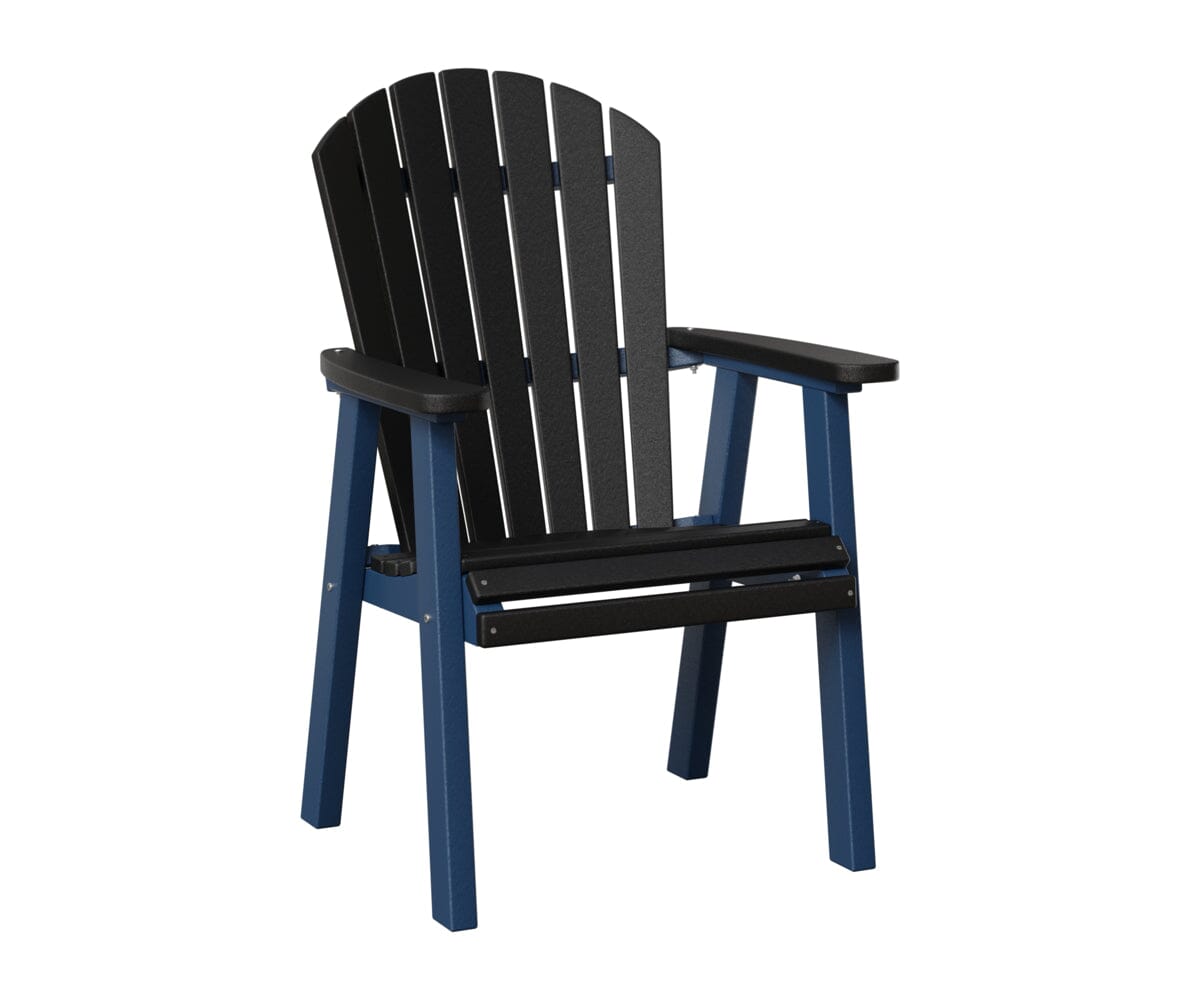 Comfo-Back Dining Chair Rockwood Outdoor Furniture Black Navy Blue 