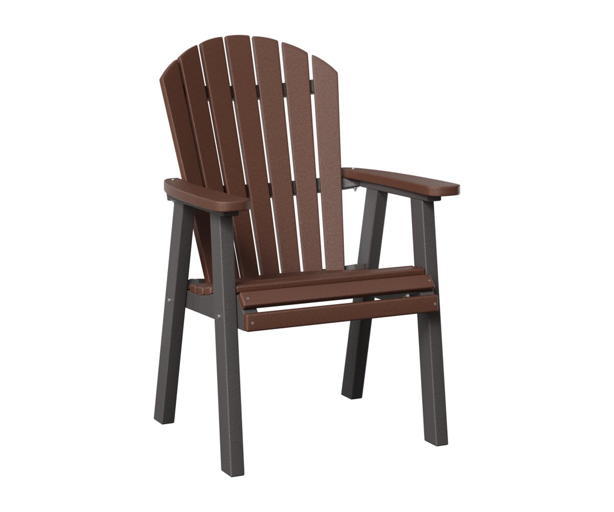 Comfo-Back Dining Chair Rockwood Outdoor Furniture Chocolate Brown Smoke Gray 