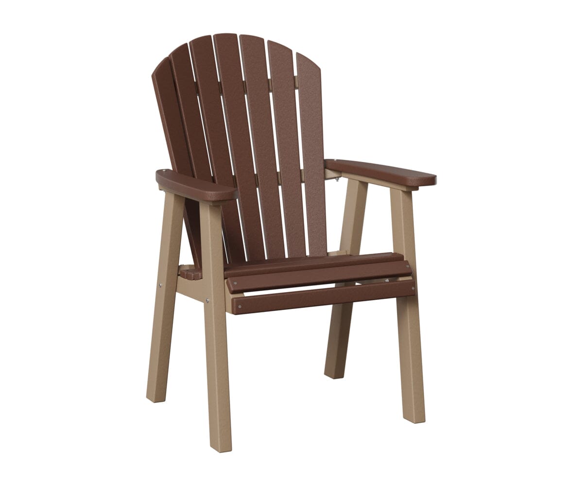 Comfo-Back Dining Chair Rockwood Outdoor Furniture Chocolate Brown Weatherwood 