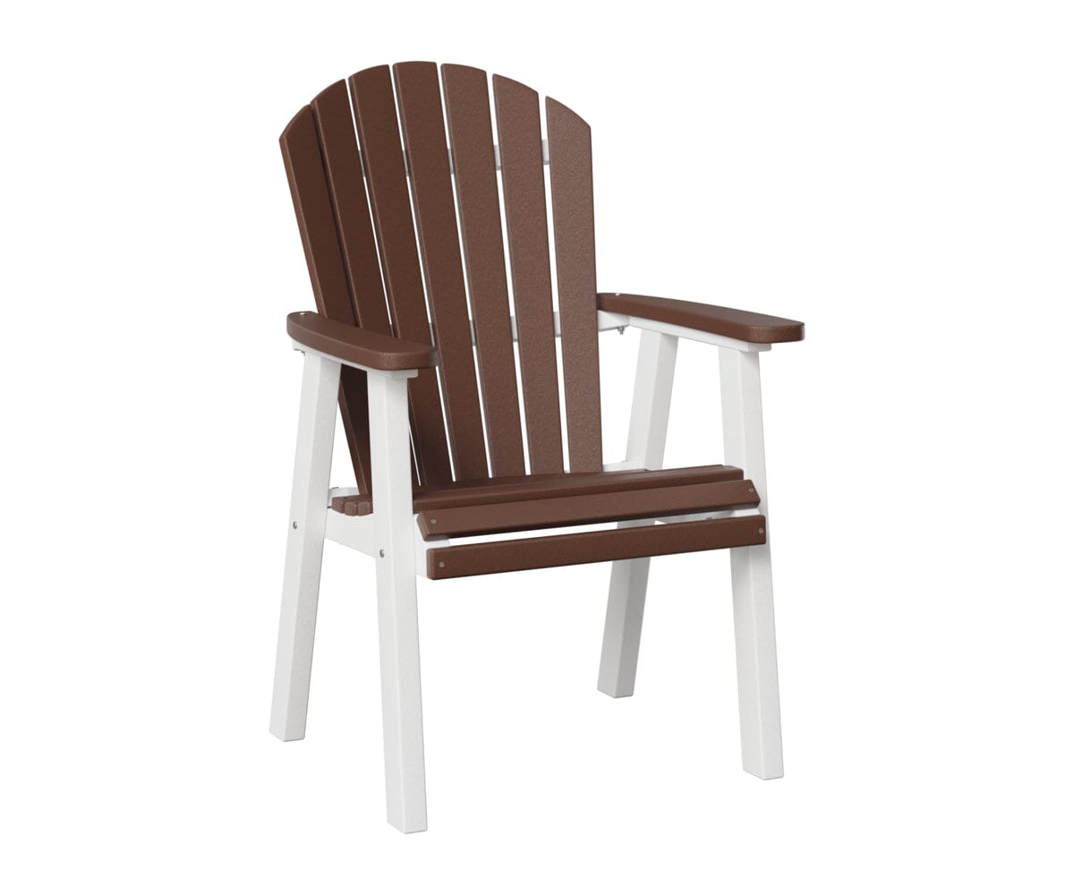 Comfo-Back Dining Chair Rockwood Outdoor Furniture Chocolate Brown White 