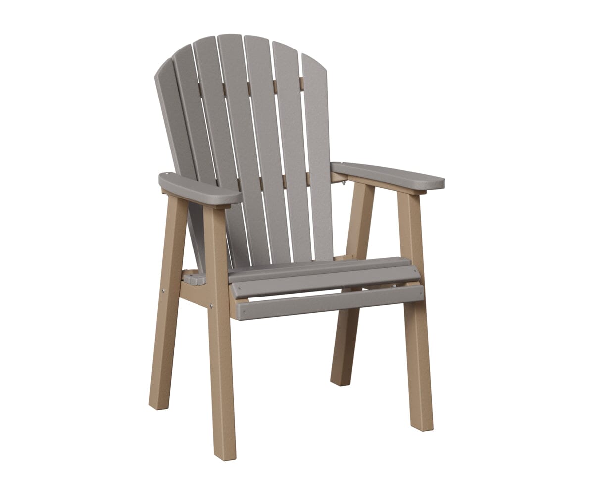 Comfo-Back Dining Chair Rockwood Outdoor Furniture Light Gray Weatherwood 