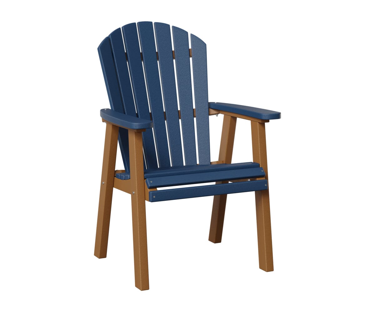 Comfo-Back Dining Chair Rockwood Outdoor Furniture Navy Blue Cedar 