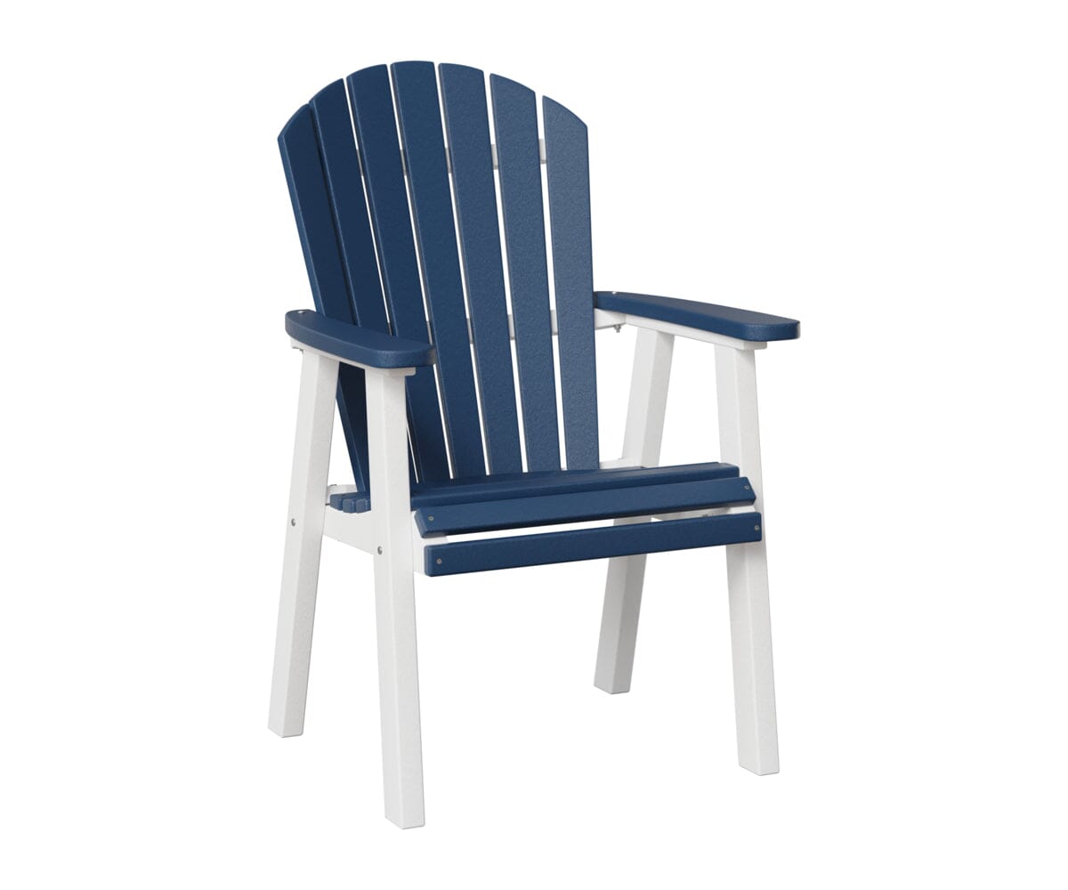Comfo-Back Dining Chair Rockwood Outdoor Furniture Navy Blue White 