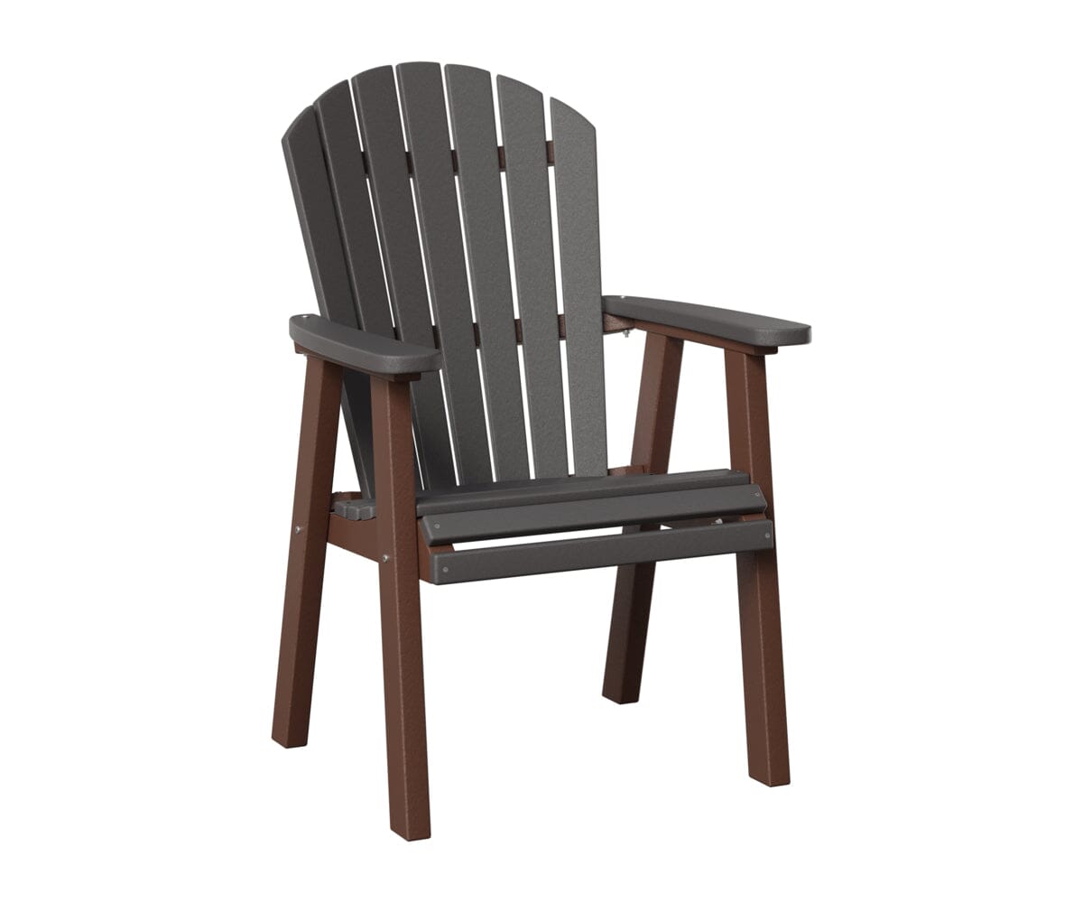 Comfo-Back Dining Chair Rockwood Outdoor Furniture Smoke Gray Chocolate Brown 