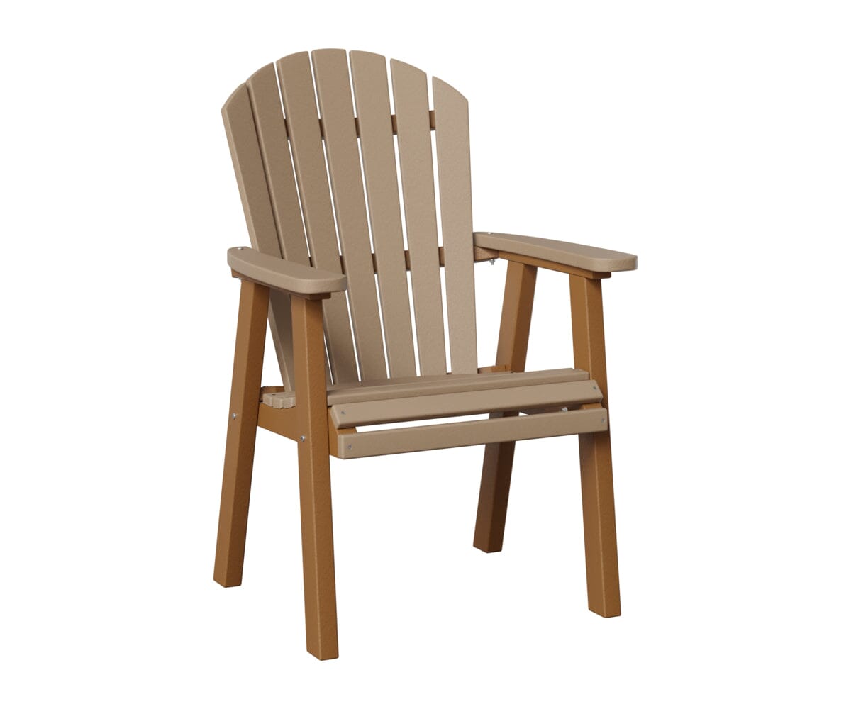 Comfo-Back Dining Chair Rockwood Outdoor Furniture Weatherwood Cedar 