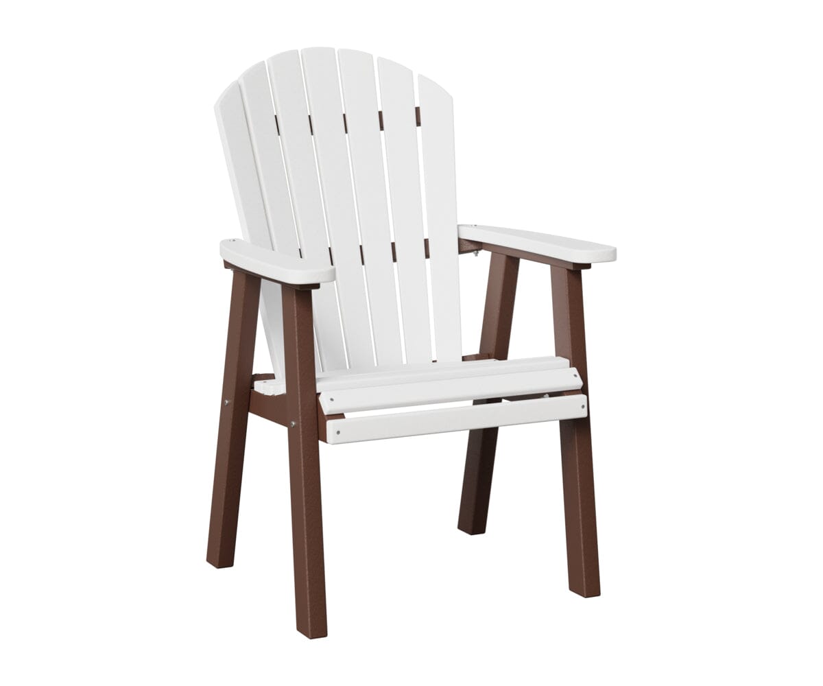 Comfo-Back Dining Chair Rockwood Outdoor Furniture White Chocolate Brown 