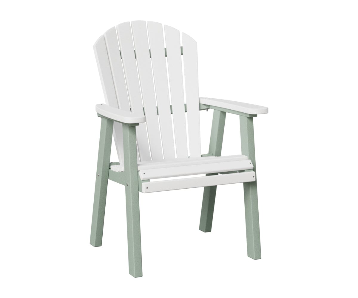 Comfo-Back Dining Chair Rockwood Outdoor Furniture White Seafoam 