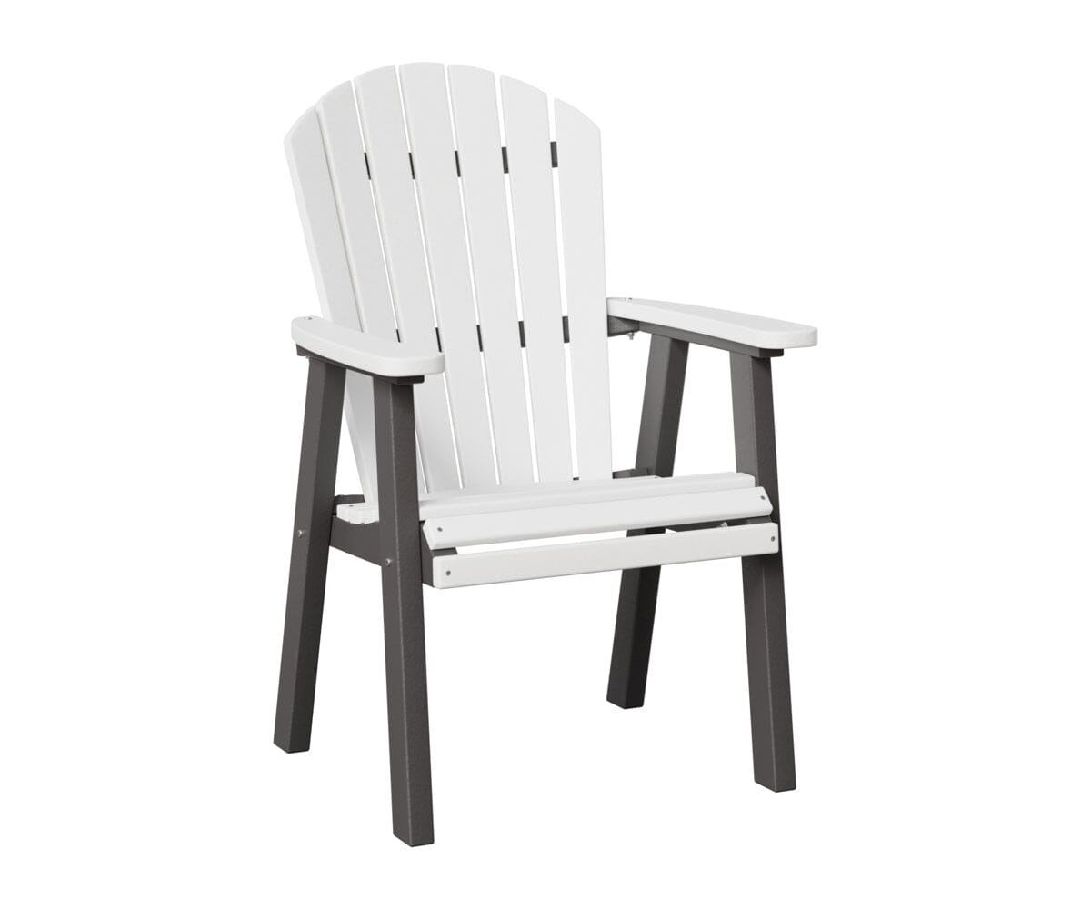 Comfo-Back Dining Chair Rockwood Outdoor Furniture White Smoke Gray 