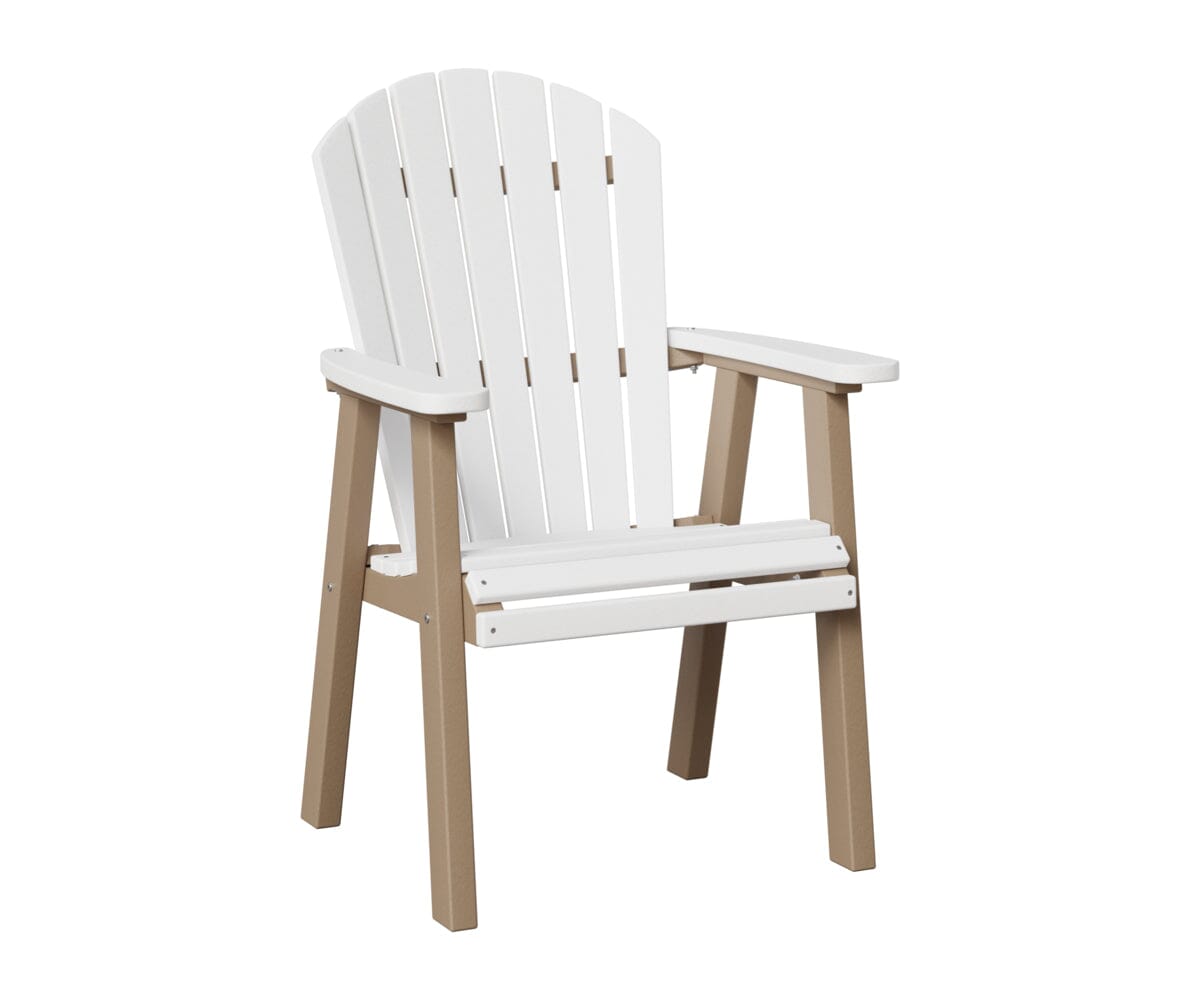 Comfo-Back Dining Chair Rockwood Outdoor Furniture White Weatherwood 