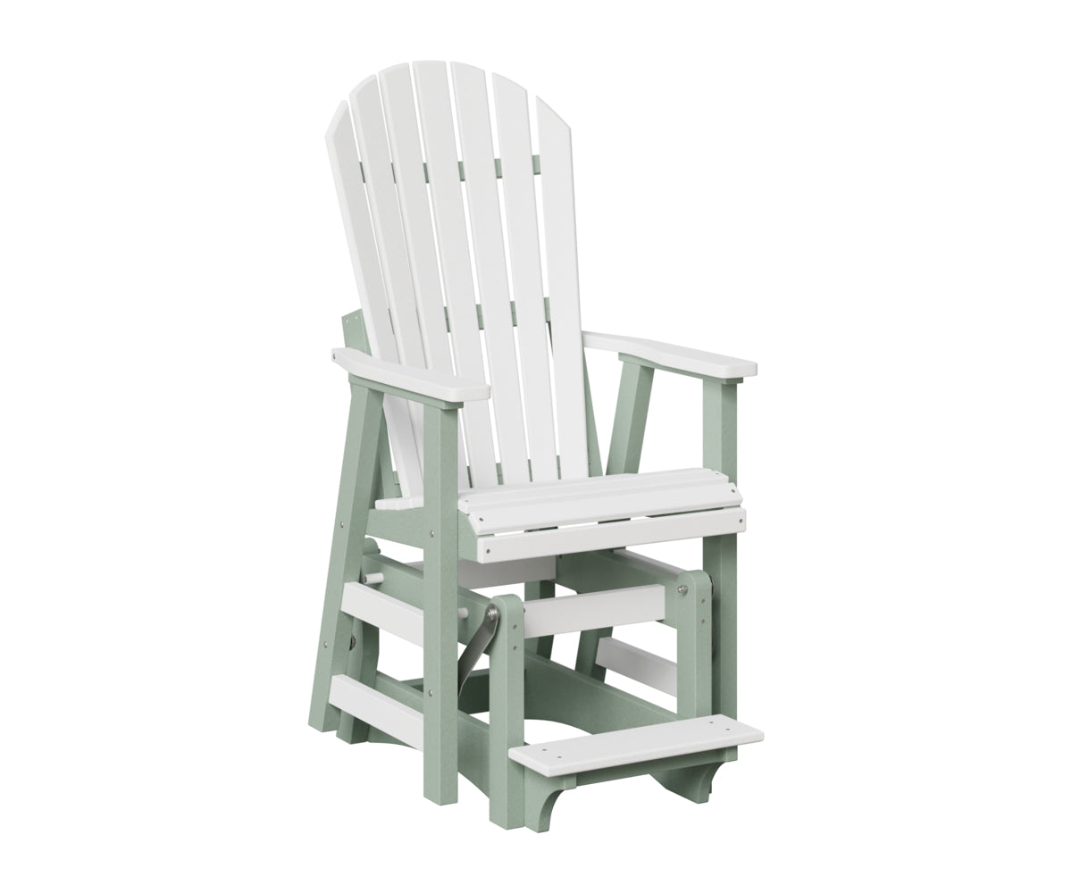 Comfo Back Single Counter Glider with Allochrome Brackets