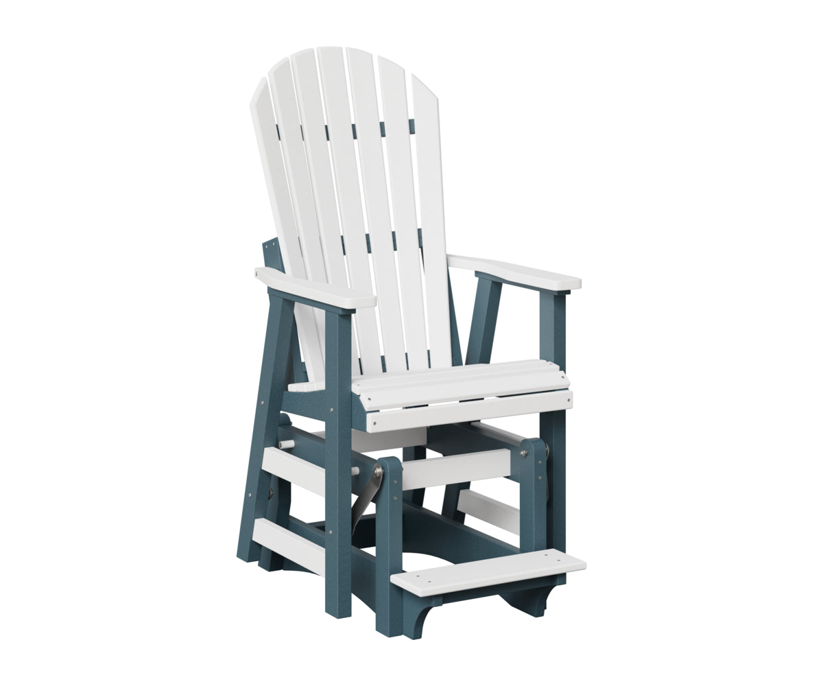 Comfo Back Single Counter Glider with Allochrome Brackets