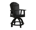 Comfo-Back Swivel Counter Chair Rockwood Outdoor Furniture Black Black 