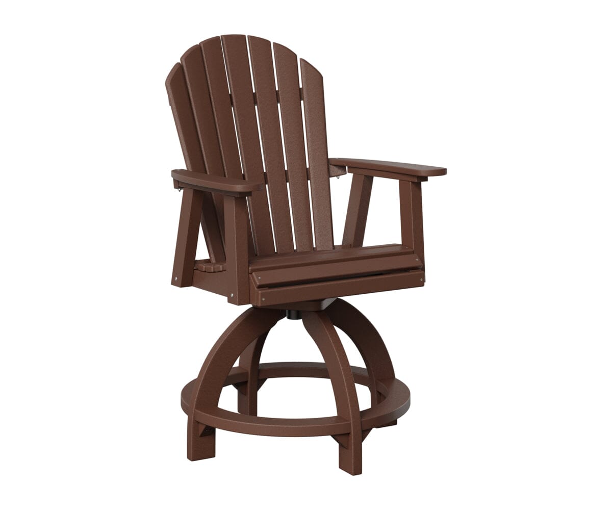 Comfo-Back Swivel Counter Chair Rockwood Outdoor Furniture Chocolate Brown Chocolate Brown 