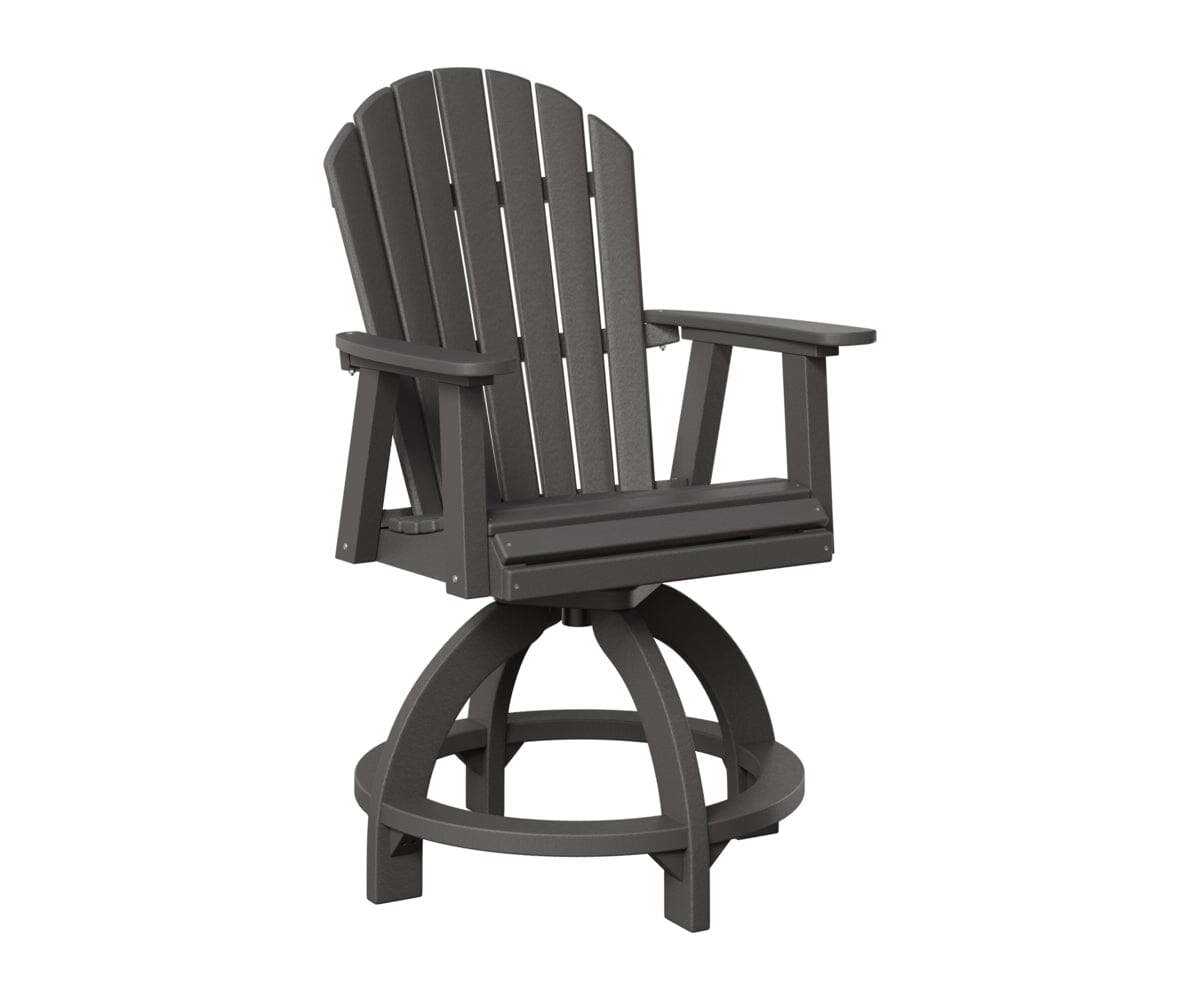 Comfo-Back Swivel Counter Chair Rockwood Outdoor Furniture Smoke Gray Smoke Gray 