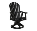 Comfo-Back Swivel Rocker Dining Chair Rockwood Outdoor Furniture Black Black 