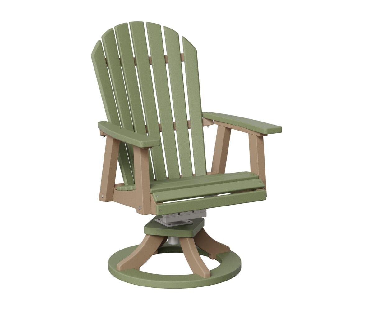 Comfo-Back Swivel Rocker Dining Chair Rockwood Outdoor Furniture Sage Weatherwood 