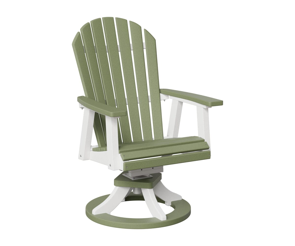 Comfo-Back Swivel Rocker Dining Chair Rockwood Outdoor Furniture Sage White 