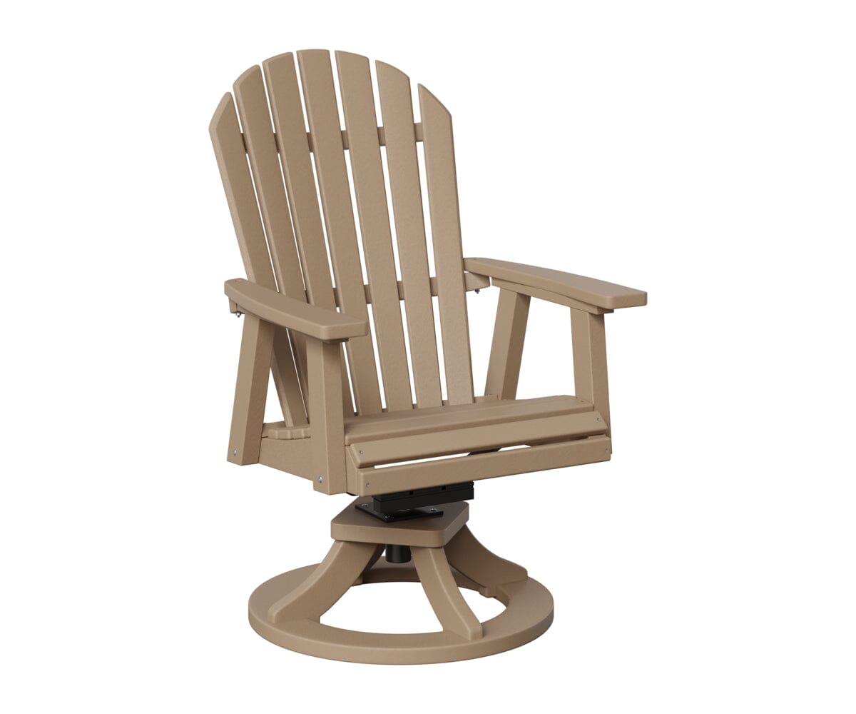 Comfo-Back Swivel Rocker Dining Chair Rockwood Outdoor Furniture Weatherwood Weatherwood 