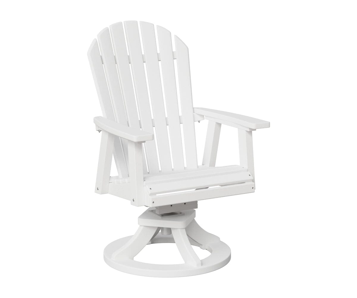 Comfo-Back Swivel Rocker Dining Chair Rockwood Outdoor Furniture White White 
