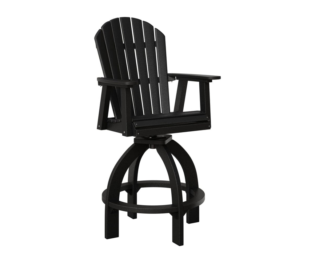 Comfo-Back Swivel 30" XT Chair Rockwood Outdoor Furniture Black Black 