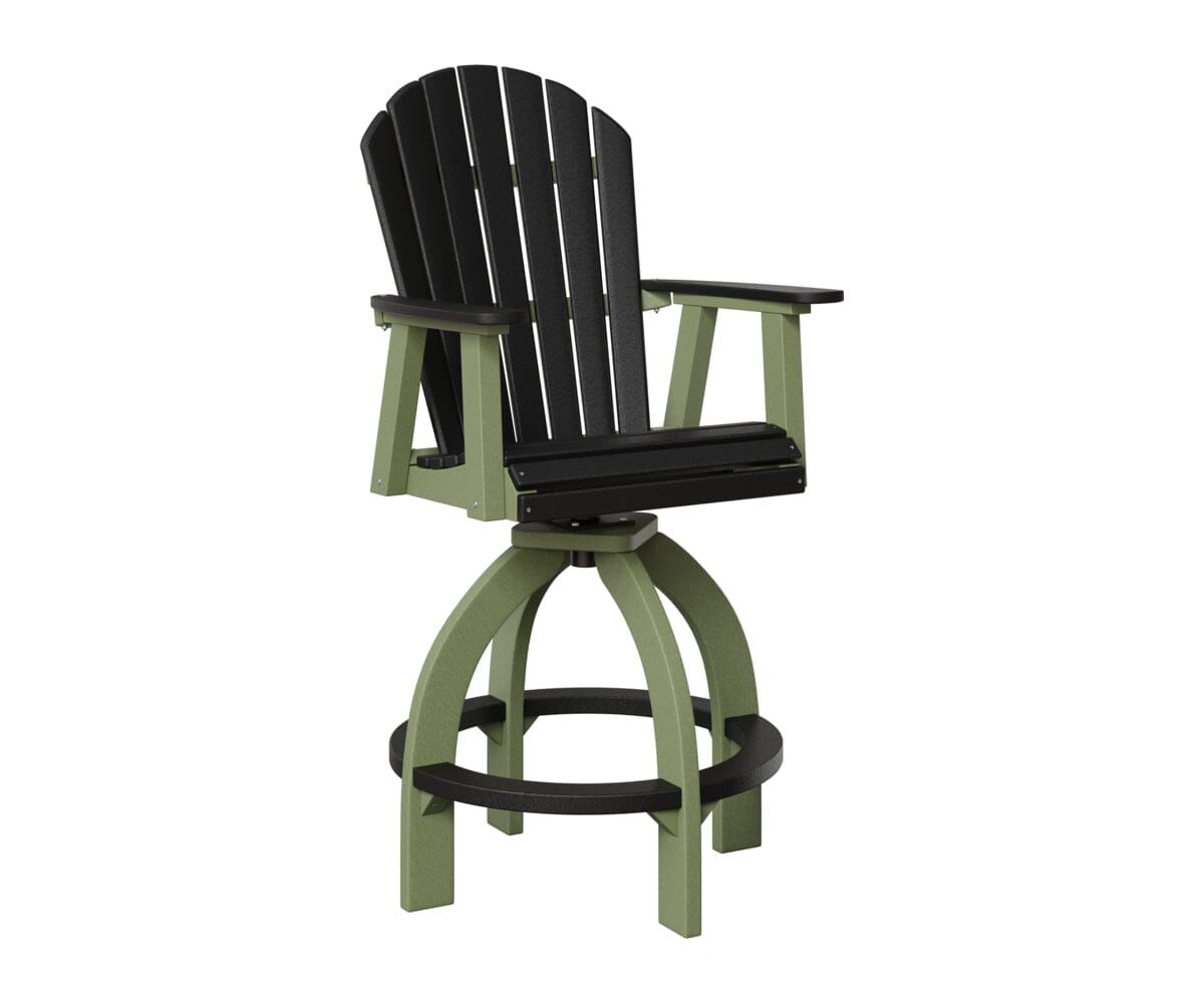 Comfo-Back Swivel 30" XT Chair Rockwood Outdoor Furniture Black Sage 