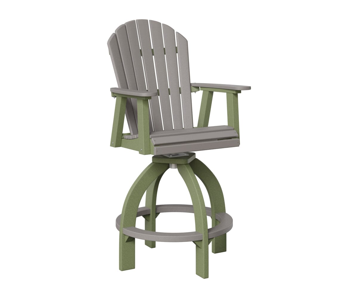 Comfo-Back Swivel 30" XT Chair Rockwood Outdoor Furniture Light Gray Sage 