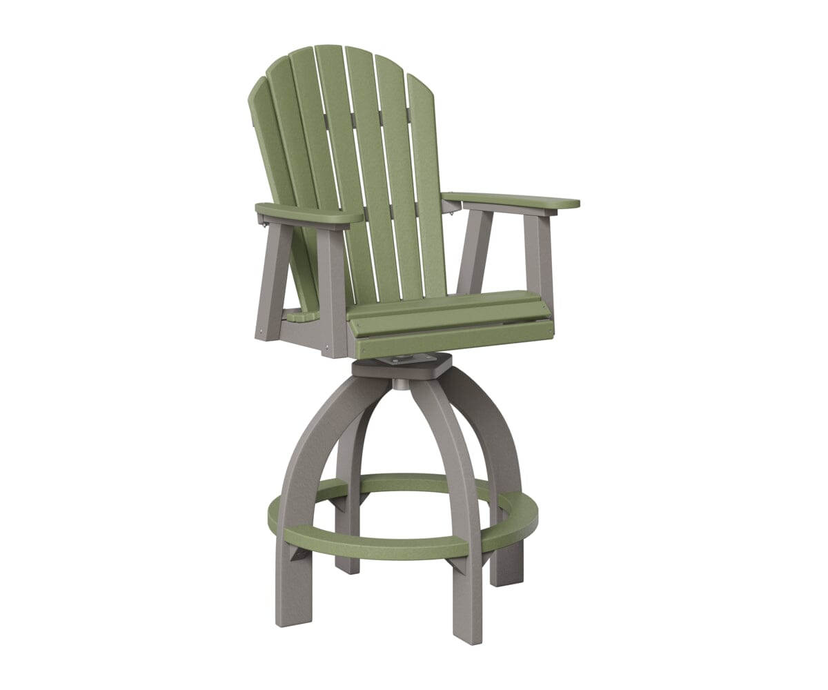 Comfo-Back Swivel 30" XT Chair Rockwood Outdoor Furniture Sage Light Gray 