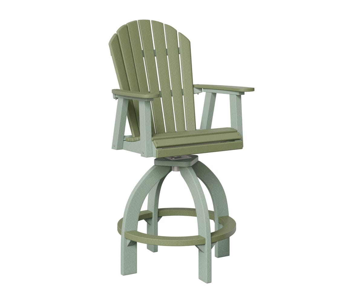Comfo-Back Swivel 30" XT Chair Rockwood Outdoor Furniture Sage Seafoam 